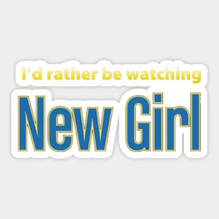 New Girl Sticker